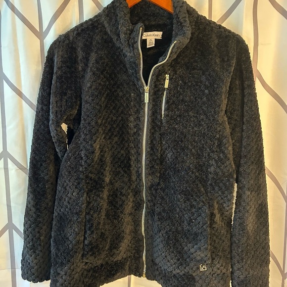 Calvin Klein Black Textured Jacket - Picture 5 of 7